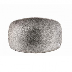 Купить блюдо прямоугольное chefs 23,7х15,7см, без борта, цвет raku quartz black, studio prints rkbqobl21 – цена от завода, доставка до двери | RuOborudovanie.ru