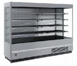 Купить горка холодильная fс 20-07 vm 1,9-2 9006-9005 (carboma cube 1930/710 вхсп-1,9) серебрист/черн – цена от завода, доставка до двери | RuOborudovanie.ru