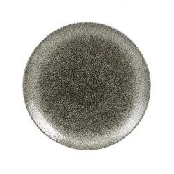 Купить тарелка мелкая 26см, без борта, цвет raku quartz black, studio prints rkbqev101 – цена от завода, доставка до двери | RuOborudovanie.ru