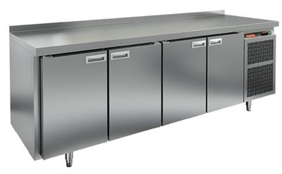 Стол охлаждаемый Hicold GN 1111/BT  (-10-18), 4 двери, 2280х700х850