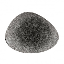 Купить блюдо треугольное chefs 26х20см, без борта, цвет raku quartz black, studio prints rkbqtc261 – цена от завода, доставка до двери | RuOborudovanie.ru