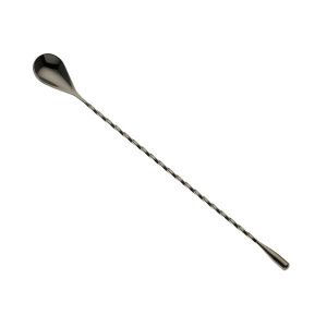 Ложка барная Classic 40см, ручка витая, черная сталь M37013Bk