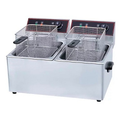Купить фритюрница hualian machinery hef-6l-2 (2 емкости) – цена от завода, доставка до двери | RuOborudovanie.ru