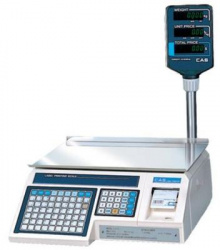 Купить весы торговые с печатью этикеток cas lp-15r (1.6) – цена от завода, доставка до двери | RuOborudovanie.ru