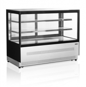 Витрина кондитерская Tefcold Lpd1500F/Black черная/нерж холодильная