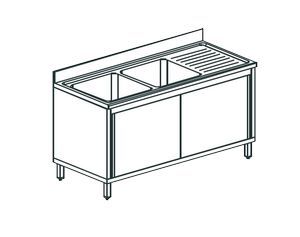 Ванна моечная Apach Chef Line L2S147-45Rwsd