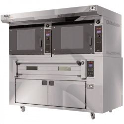 Купить печь конвекционная apach 2k5p60p dp+e4l18pa dpbi-t с подом с расстойкой – цена от завода, доставка до двери | RuOborudovanie.ru