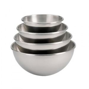 Миска полусферическая 1,0Л D16См, без ручек, нерж.сталь 3372.16N