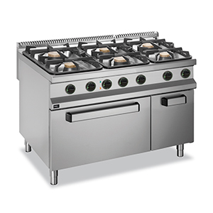 Плита 6 конфорочная 900 сер. Apach Aprg-129Fe