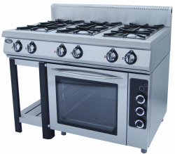 Плита газовая 6 горелочная Grill Master Ф6ПДГ/800 с комбинированноой духовкой – купить в RuOborudovanie.ru с доставкой до двери Купить плита газовая 6 горелочная grill master ф6пдг/800 с комбинированноой духовкой – цена от завода, доставка до двери | RuOborudovanie.ru