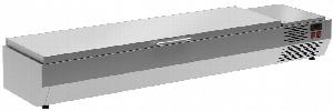 Витрина холодильная настольная Polair Vt3-G (1/3) с крышкой