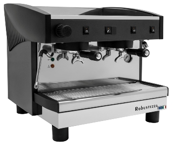 Кофемашина Robustezza ST2M Compact/ черная+высокая группа 1ф, полуавтомат