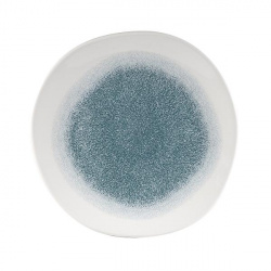 Купить тарелка мелкая "волна" 26,4см, без борта, цвет raku jade green, studio prints rkjgog101 – цена от завода, доставка до двери | RuOborudovanie.ru