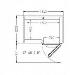 Купить камера расстоечная pavailler cf 68 2 bp 60x80 1дверь/2тележки – цена от завода, доставка до двери | RuOborudovanie.ru