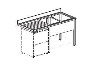 Ванна моечная Apach Chef Line L2S167-45Lwd