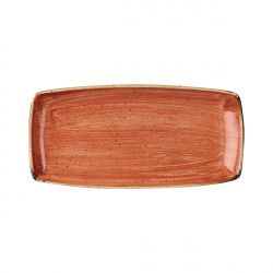 Купить блюдо сервировочное 35х18,5см, без борта, stonecast, цвет spiced orange ssosop141 – цена от завода, доставка до двери | RuOborudovanie.ru