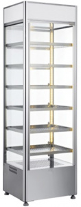 Витрина тепловая Kocateq RTR 650L напольная, для самообслуживания, 6 полок 