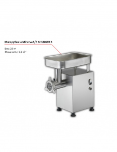 Мясорубка la Minerva A/E 22 UNGER 3