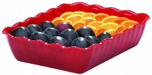 Салатник Cambro с декоративными бортами 26,5 х 33,5 х 8 СМ Dc10404