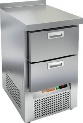 Купить стол холодильный hicold gne 2/tn c 2 ящиками и столешницей из нерж.стали 70х56,5х85см – цена от завода, доставка до двери | RuOborudovanie.ru