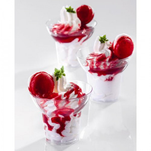Набор емкостей для десерта 105МЛ D70Мм H59Мм, 100шт., Пластик, цвет прозрачный Pmoco014