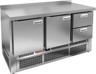 Стол охлаждаемый Hicold GNE 112/Tn О 3 с охлаждающим шкафом (островной)