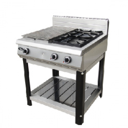 Купить плита 2 конфорочная grill master ф4жтлспг газ 50009 – цена от завода, доставка до двери | RuOborudovanie.ru