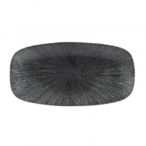 Блюдо прямоугольное Chefs 35,5Х18,9СМ, без борта, цвет Agano Black, Studio Prints Agblxo141