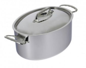 Кастрюля овальная 6,5Л 30Х22СМ H13См, с крышкой, серия Affinity, S/S 3726.30 – купить в Москве по цене завода