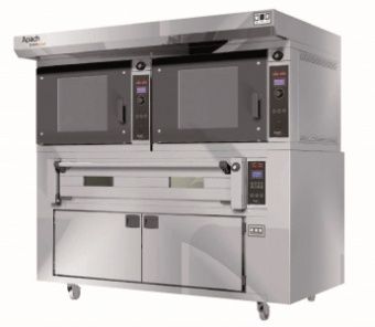 Печь конвекционная Apach K5TShse DP+E218Pa с подом на подставке с направляющими – купить в Москве по цене завода
