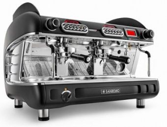 Кофемашина Sanremo Verona 2 гр. 220В полуавтомат чёрная – купить по цене завода