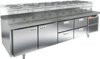 Стол с охлаждающим шкафом Hicold Gn1122/Tn Lt – купить по цене завода