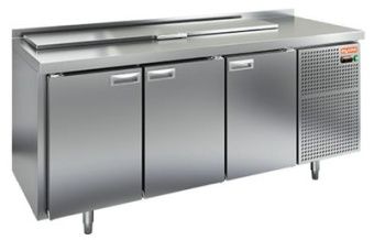Стол для салатов Hicold Sl2-111sn (1/6) без крышки (+2+10), 3 двери, 1890х600х850мм – купить в Москве по цене завода
