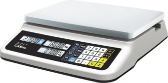 Весы торговые Cas PR-15B (LCD, II) (15кг, 2/5г) электронные – купить в Москве по цене завода