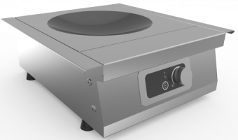 Плита индукционная Dominator ПЭИ-1H/W1D (1 зона нагрева, 3,5квт) wok-настольная – купить по цене завода