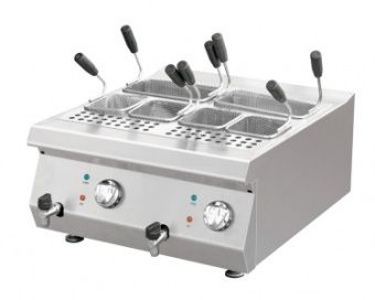 Макароноварка Kocateq 1M0CP1E (2х9л) электр.настольная с 6 порц.корзинами – купить в Москве по цене завода