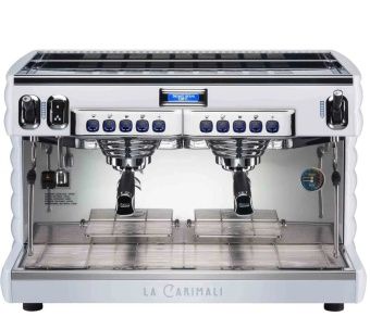 Кофемашина-автомат Carimali bubble e2 2 высокие группы, экономайзер, белая (bu-e2-h-02_w) – купить в Москве по цене завода