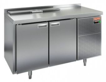 Стол для салатов Hicold SL1-11SN (1/3) (+2+10), 2 двери, 1390х600х850мм – купить в Москве по цене завода