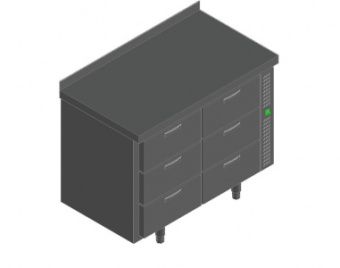 Стол с охлажд.шкафом Hicold sn 33/tn p без агрегата – купить по цене завода