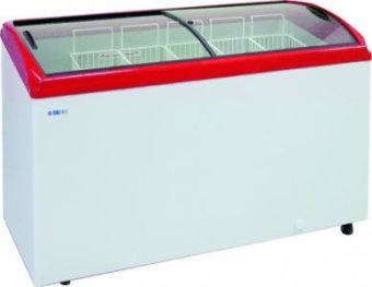 Ларь морозильный Cryspi (ITALFROST) CF400C ЛВН-400Г красный (5 корзин) – купить в Москве по цене завода