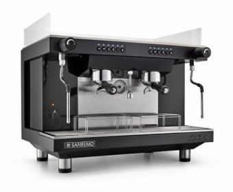 Кофемашина Sanremo Zoe SED (автомат) 2 высокие гр. чёрная – купить в Москве по цене завода