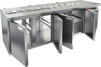 Стол для салатов Hicold SL2T-1111/GN (1/6) без крышки (+2/+10) – купить в Москве по цене завода
