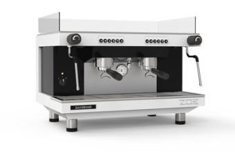 Кофемашина Sanremo Zoe 2 гр. 220В автомат бело-чёрная – купить по цене завода