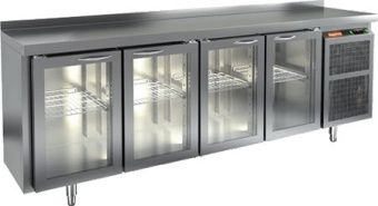 Стол с охлаждающим шкафом Шкафом со стеклом Двер.Hicold Bng 1111 Ht – купить по цене завода