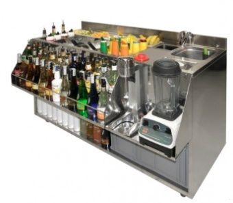 Барная станция Apach Chef Line Lbsh2S охлаждаемая с бортом – купить в Москве по цене завода