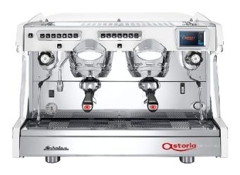 Кофемашина Astoria Sae/2 Sabrina/Сенсор/Высокая группа Белый/Autosteamer C.M.A. – купить по цене завода
