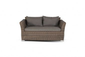Лаунж-зона 4sis Капучино Дабл (коричневый) арт.KDS3S2CT-5-SET brown из искус.ротанга – купить в Москве по цене завода