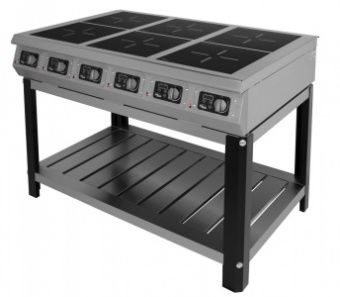 Плита индукционная Grill Master Ф6ИП/800 60010 (на подставке) 6 зон нагрева – купить в Москве по цене завода