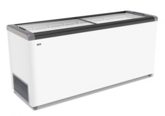 Ларь морозильный Frostor Gellar FG700 с прямое стекло серый – купить по цене завода