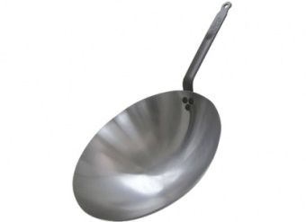Сковорода "Wok" D 35,5СМ H8,5См, белая сталь "Carbone Plus" 5114.35 – купить в Москве по цене завода